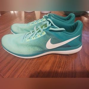 Nike Flex 2016 Running Sneakers Hyper Turquoise White Womens Size 11 Shoes
